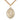 14kt Gold Filled St. Aedan of Ferns Patron Saint Medal Necklace 1 x 3/4 inch 24 inch Chain by Bliss