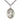 Sterling Silver St. Aedan of Ferns Patron Saint Medal Necklace 1 x 3/4 inch with 24 inch Chain by Bliss