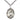 Sterling Silver Blessed Mother Teresa Medal Necklace 1 inch by 3/4 inch with 24 inch Chain by Bliss