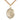 14kt Gold Filled St. Fiacre Patron Saint Medal Necklace 1 inch x 3/4 inch on 24 inch Chain by Bliss