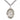 Sterling silver Our Lady of Prompt Succor medal necklace 1 x 3/4 inch 24 inch chain Bliss Manufacturing