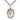 Sterling Silver St. Margaret of Cortona Patron Saint Medal Necklace 1x3/4 inches on 24 inch Chain by Bliss