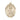 14kt solid gold Our Lady of Olives medal pendant 1 x 3/4 inch handcrafted by Bliss