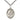 Sterling Silver St. Thomas of Villanova Medal Necklace 1 inch by 3/4 inch with 24 inch Chain by Bliss