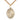 14kt Gold Filled St. Amelia Patron Saint Medal Necklace 1 inch x 3/4 inch Medium 24 inch Chain Bliss