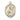 14kt solid gold St. Malachy O'More patron saint medal pendant, 1 inch by 3/4 inch, handcrafted by Bliss Manufacturing USA