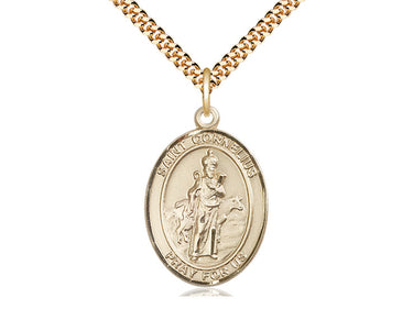 14kt Gold Filled St. Cornelius Medal Necklace with 24 inch chain by Bliss Manufacturing