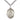 Sterling Silver St. Cornelius Patron Saint Medal Necklace 1 inch by 3/4 inch with 24 inch chain by Bliss