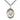 Sterling silver St. Luigi Orione patron saint medal necklace with 24 inch chain by Bliss Manufacturing