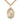 14kt gold filled St. Hannibal patron saint medal necklace with 24-inch chain, handcrafted by Bliss