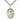 Sterling Silver St. Kenneth Patron Saint Medal Necklace 1 inch x 3/4 inch with 24 inch Chain by Bliss