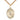 14kt gold filled St. Regina patron saint medal necklace with 1x3/4 inch pendant on 24 inch chain by Bliss