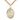 14kt Gold Filled Immaculate Heart of Mary Medal Necklace 1x3/4 inches on 24 inch chain by Bliss