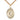 14kt Gold Filled Virgin of the Globe Medal Necklace 1 x 3/4 inch with 24 inch Chain by Bliss Manufacturing