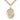 14kt gold filled St. Januarius patron saint medal necklace with 24 inch curb chain by Bliss Manufacturing