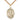 14kt gold filled St. Catherine of Bologna patron saint medal necklace, 1x3/4 inch with 24 inch chain, handcrafted by Bliss Manufacturing USA