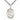 Sterling silver St. Dunstan patron saint medal necklace with 24 inch curb chain, handcrafted by Bliss