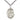 Sterling silver St. Edwin patron saint medal necklace with 24 inch chain by Bliss Manufacturing