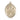 14kt Solid Gold St. Polycarp of Smyrna Patron Saint Medal Pendant 1x3/4 inch by Bliss Manufacturing