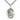 Sterling silver St. Polycarp of Smyrna patron saint medal necklace with 24 inch chain by Bliss