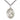 Sterling Silver St. Fina Patron Saint Medal Necklace 1 inch x 3/4 inch with 24 inch Chain by Bliss