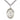 Sterling Silver St. Frances of Rome Catholic patron saint medal necklace with 24 inch chain by Bliss