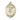 14kt solid gold St. Philip Neri patron saint medal pendant, 1 x 3/4 inches, handcrafted by Bliss