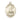 14kt solid gold St. Honorius patron saint medal pendant 1 inch by 3/4 inch handcrafted by Bliss Manufacturing