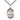Sterling Silver St. Honorius Patron Saint Medal Necklace 1 x 3/4 inch with 24 inch chain by Bliss