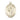 14kt Solid Gold St. Uriel Archangel Medal Pendant 1 inch by 3/4 inch by Bliss Manufacturing