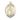 14kt Solid Gold St. Marina patron saint medal pendant 1 inch by 3/4 inch by Bliss Manufacturing