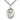 Sterling Silver St. Aidan Of Lindesfarne Patron Saint Medal Necklace 1x3/4 inch Medium 24 inch Chain Bliss USA