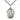 Sterling silver St. Bernardine of Siena medium patron saint medal necklace with 24 inch chain handcrafted by Bliss USA