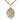 Gold Filled Our Lady of Assumption Medal Necklace, 1 x 3/4 inch pendant, 24 inch chain, handmade by Bliss