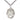 Sterling silver St. Pauline Visintainer patron saint medal necklace with 24 inch chain by Bliss