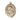 14kt Solid Gold St. Peter Canisius Patron Saint Medal Pendant 1 x 3/4 inch by Bliss Manufacturing