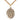 14kt Gold Filled Paul the Hermit patron saint medal necklace with 24 inch curb chain by Bliss Manufacturing