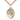 14kt gold filled St. Daria patron saint medal necklace with 24 inch curb chain, handcrafted by Bliss