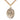 14kt Gold Filled St. Peter Chanel patron saint medal necklace with 24 inch curb chain by Bliss Manufacturing