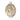14kt Solid Gold St. Nathanael patron saint medal pendant, 1 inch by 3/4 inch, handcrafted by Bliss Manufacturing USA