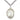 Sterling Silver St. Jeanne Chezard de Matel patron saint medal necklace with 24 inch chain by Bliss Manufacturing