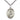 Sterling Silver St. Eligius Medal Necklace 1x3/4 inch Medium Pendant 24 inch Curb Chain Bliss USA