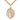 14kt Gold Filled St. Seraphina Medium Patron Saint Medal Necklace 1 x 3/4 inch with 24 inch Chain by Bliss