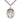 Sterling Silver St. Seraphina Medium Patron Saint Medal Necklace 1 x 3/4 inch with 24 inch Chain by Bliss