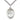 Sterling Silver St. Alphonsa Patron Saint Medal Necklace 1 inch by 3/4 inch on 24 inch Curb Chain by Bliss