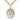 14kt Gold Filled St. Margaret of Scotland patron saint medal necklace 1x3/4 inch with 24 inch chain by Bliss