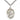 Sterling Silver St. Margaret of Scotland patron saint medal necklace 1x3/4 inch with 24 inch chain by Bliss