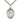 Sterling Silver Blessed Jeanne Jugan Patron Saint Medal Necklace 1 inch by 3/4 inch on 24 inch chain by Bliss
