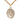 14kt Gold Filled St. Peter Patron Saint Medal Necklace 1 inch x 3/4 inch on 24 inch chain by Bliss