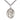 Sterling Silver St. Theodore Stratelates Patron Saint Medal Necklace 1 inch by 3/4 inch on 24 inch Chain by Bliss Manufacturing